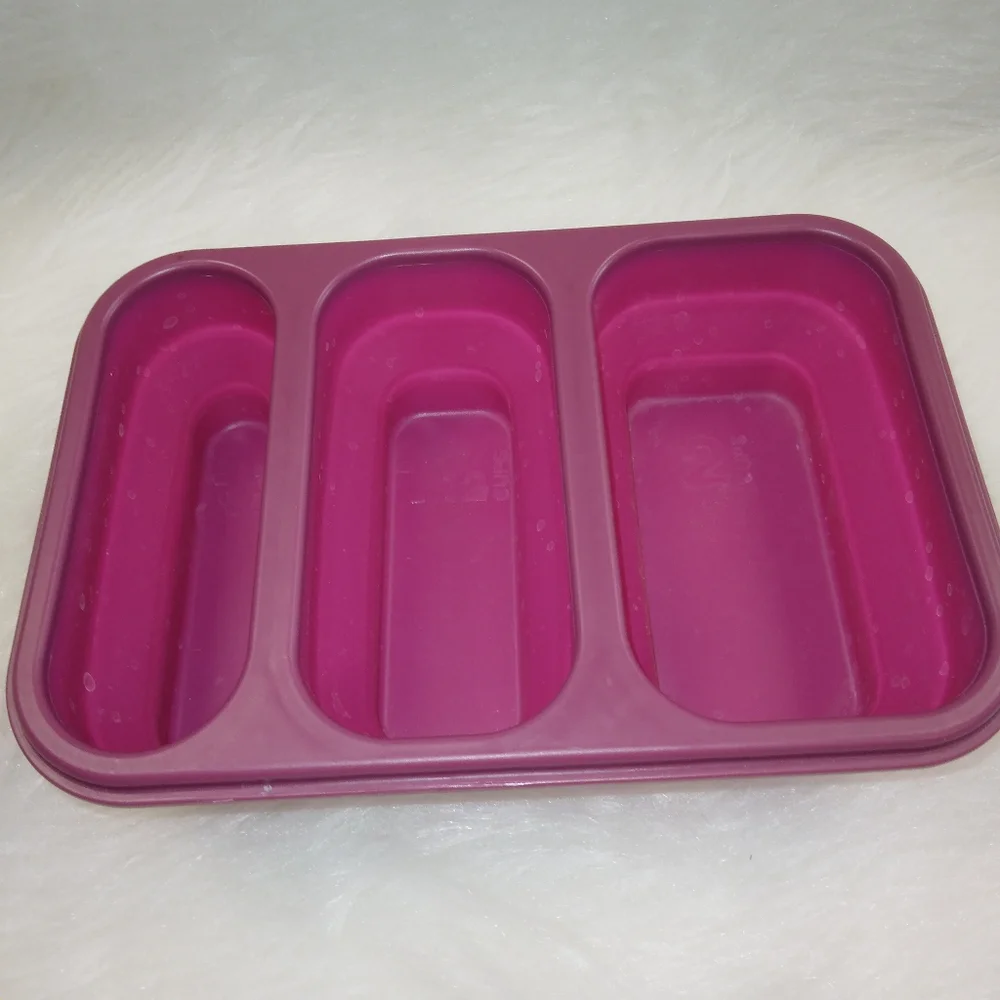 Crofton Perfect Postion Silicon Container w/locking lid, collapsible, Ma…